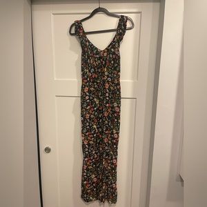 Loft Floral jumpsuit size 4